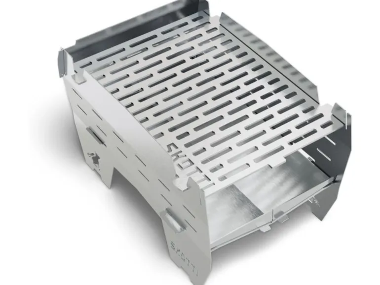 Skotti Camping-Grill Mini, Edelstahl
