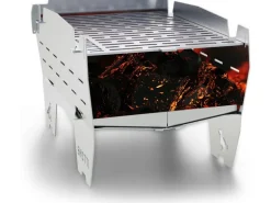 Skotti Camping-Grill Mini, Edelstahl
