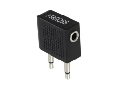 SKROSS Audio-Adapter Airplane Analog, Schwarz