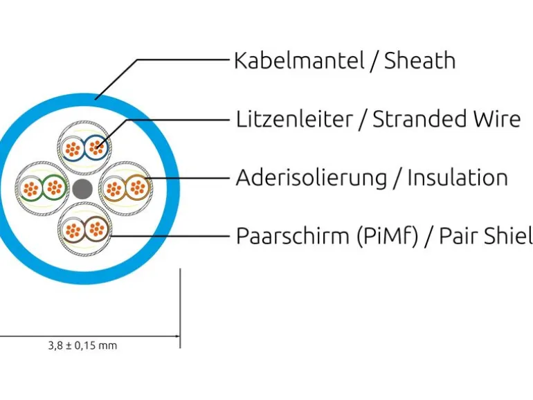 SLIM KAT6A 10 Gigabit Lightpatchkabel rund,U/FTP,Ø 3.8 mm,schwarz