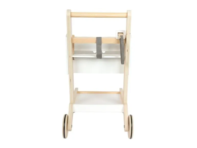 small foot Einkaufswagen fresh Holz, Magnetfunktion, Gummiräder