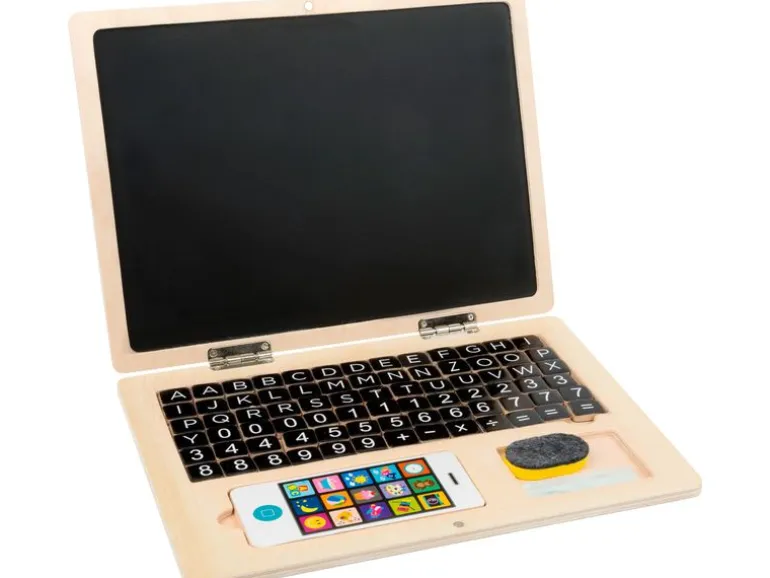 small foot Holz-Laptop mit Magnet-Tafel