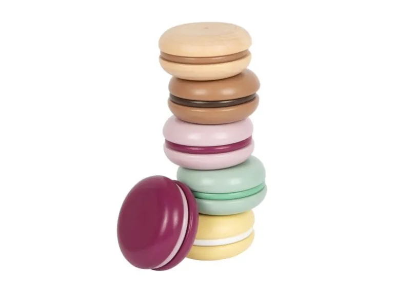 small foot Macarons Holz, fresh