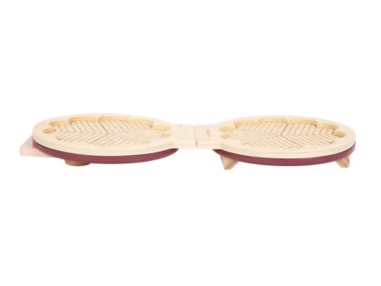 small foot Waffeleisen-Set tasty Holz, Stoff, Metall, Rot