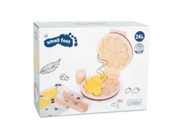 small foot Waffeleisen-Set tasty Holz, Stoff, Metall, Rot