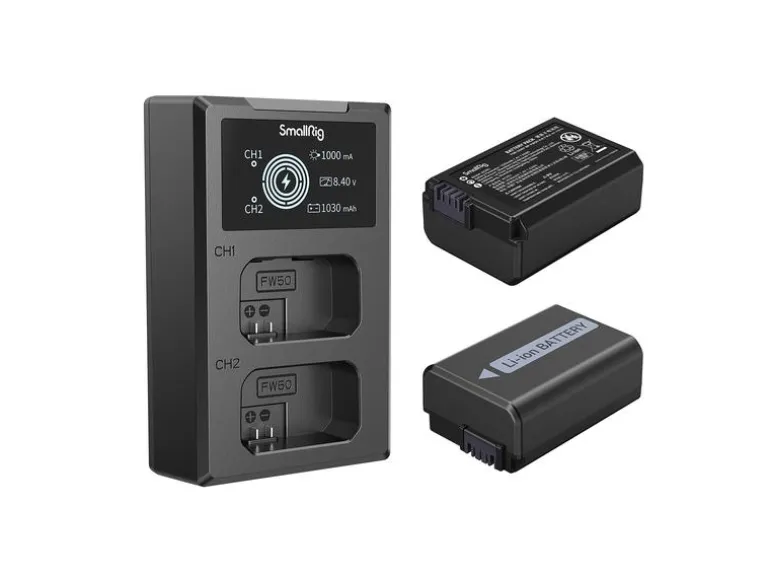 Smallrig Digitalkamera-Akku NP-FW50 Akku und Charger Kit