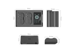 Smallrig Digitalkamera-Akku EN-EL15 Akku und Charger Kit