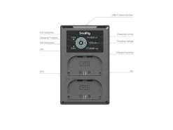 Smallrig Digitalkamera-Akku LP-E6NH Akku und Charger Kit