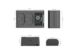 Smallrig Digitalkamera-Akku LP-E6NH Akku und Charger Kit