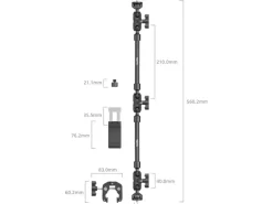 Smallrig Magic Arm für Desktop-Aufnahmen mit Crab Clamp Kit