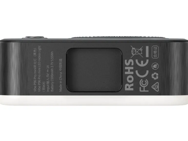 Smallrig Vibe P96 Pro Mini-LED-Videoleuchte Schwarz