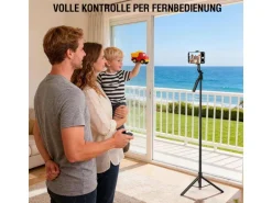 4smarts 360° AI-Stativ mit Gesichtsverfolgung inkl. Fernbedienung
