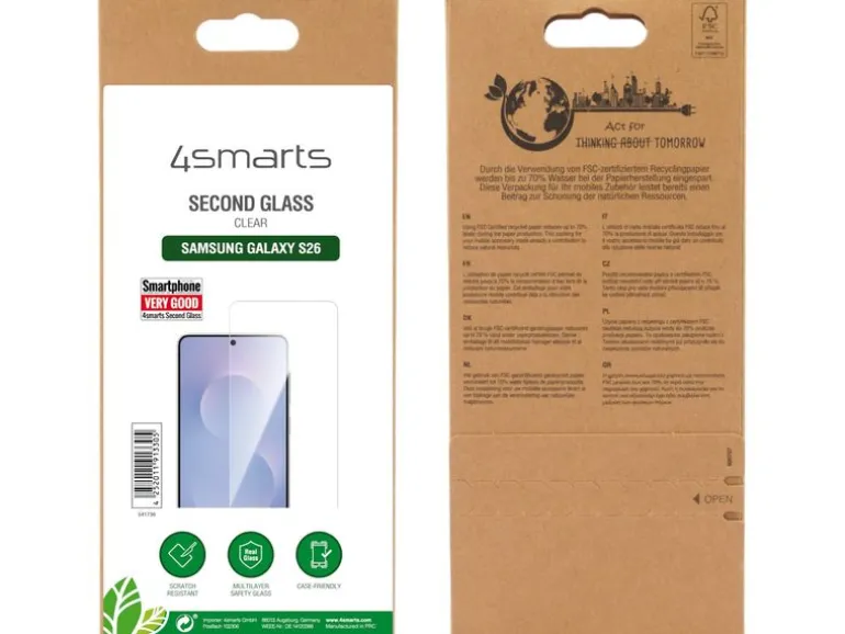 4smarts Displayschutz Second Glass für Samsung Galaxy S26