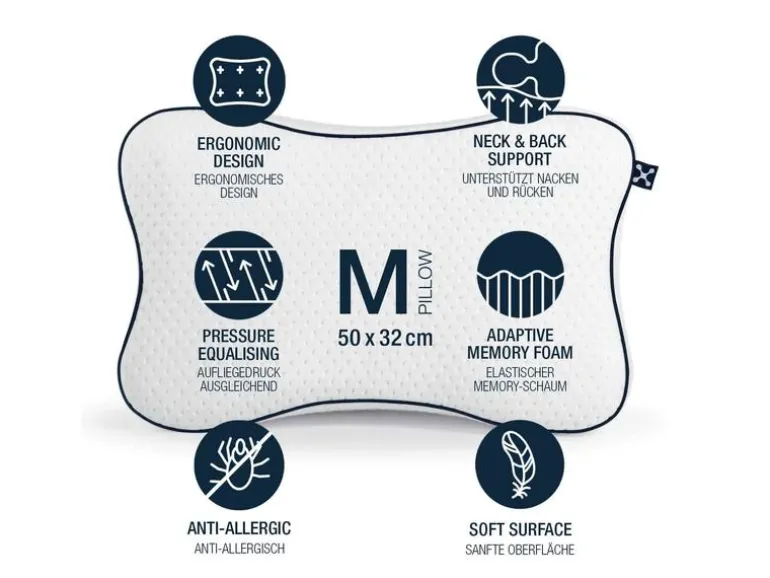 Smartsleep Nackenkissen Recovery M 50 x 32 x 11.5 cm