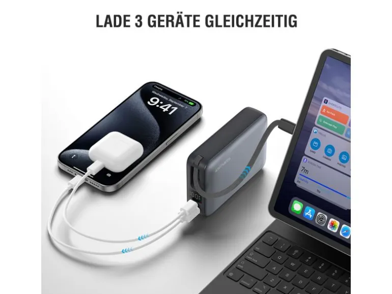 4smarts Powerbank Enterprise Compact 20000 mAh, Spacegrau 20000 mAh