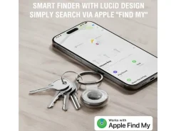 4smarts Schlüsselfinder Standort-Finder SkyTag Lucid 2er Set Weiss