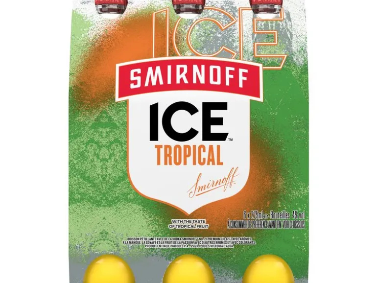 Smirnoff Vodka Ice Tropical 6 x 0.275 l