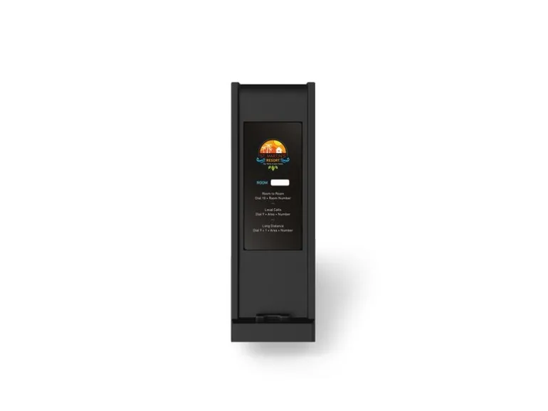 snom Tischtelefon HD300 SIP-Hoteltelefon Schwarz