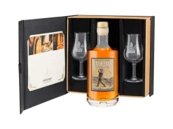 Säntis Malt Geschenkset Golfers Birdie Water 0.5 l & 2 Gläser