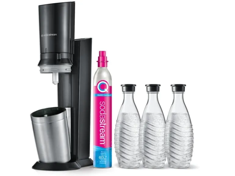 Sodastream Wassersprudler Crystal CQC Megapack Schwarz