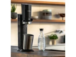 Sodastream Wassersprudler Crystal CQC Megapack Schwarz