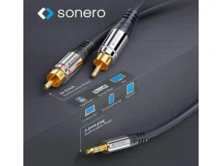 sonero Audio-Kabel 3.5 mm Klinke - Cinch 3 m