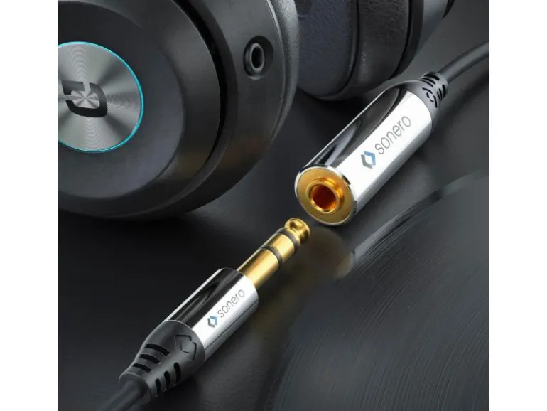sonero Audio-Kabel 3.5 mm Klinke mit Nylonmantel 1 m