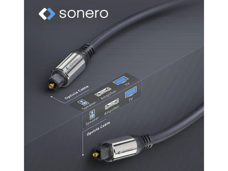 sonero Audio-Kabel Toslink - Toslink 0.5 m