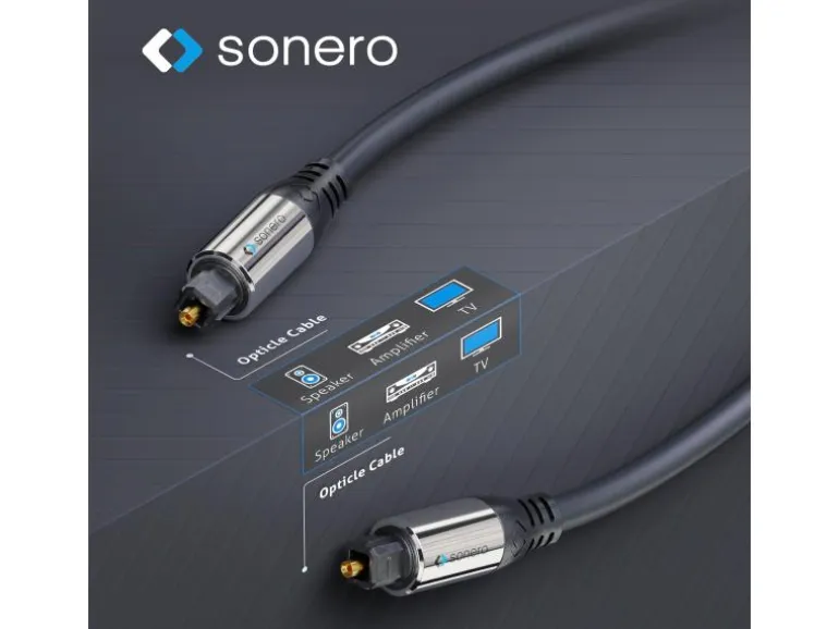 sonero Audio-Kabel Toslink - Toslink 2 m