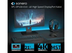 sonero Kabel DisplayPort - DisplayPort, 3 m