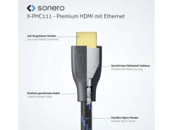 sonero Kabel 8K Premium High Speed HDMI - HDMI, 5 m