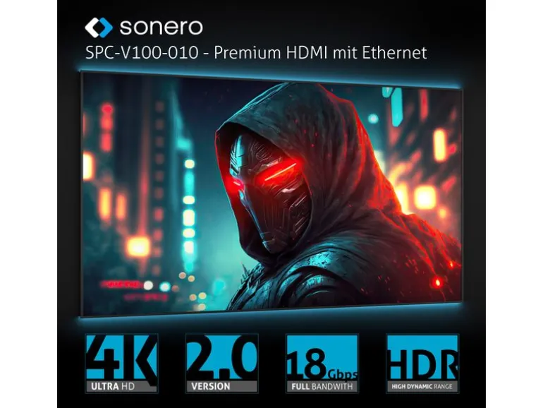 sonero Kabel USB Type-C - HDMI, 2 m