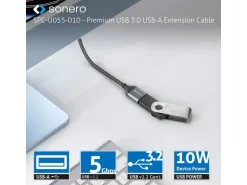 sonero USB 3.0-Verlängerungskabel USB-A - USB-A 2 m