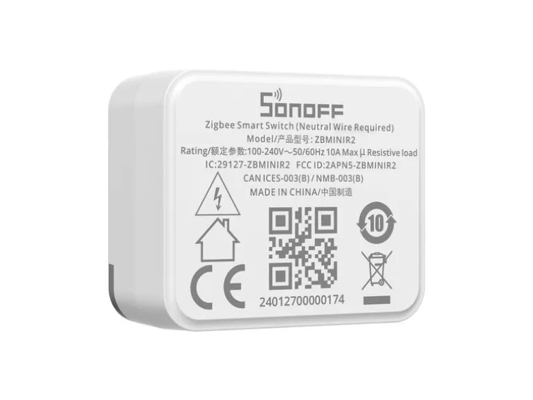 SONOFF ZigBee-Lichtaktor ZBMINIR2 1-fach 230 V 10 A 2200 W