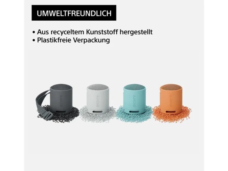 Sony Bluetooth Speaker SRS-XB100 Schwarz
