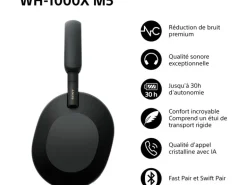 Sony Over-Ear-Kopfhörer WH-1000XM5SA Schwarz