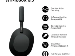 Sony Over-Ear-Kopfhörer WH-1000XM5SA Schwarz