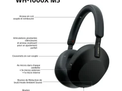 Sony Over-Ear-Kopfhörer WH-1000XM5SA Schwarz