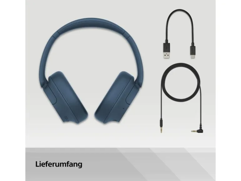 Sony Wireless Over-Ear-Kopfhörer WH-CH720N Blau