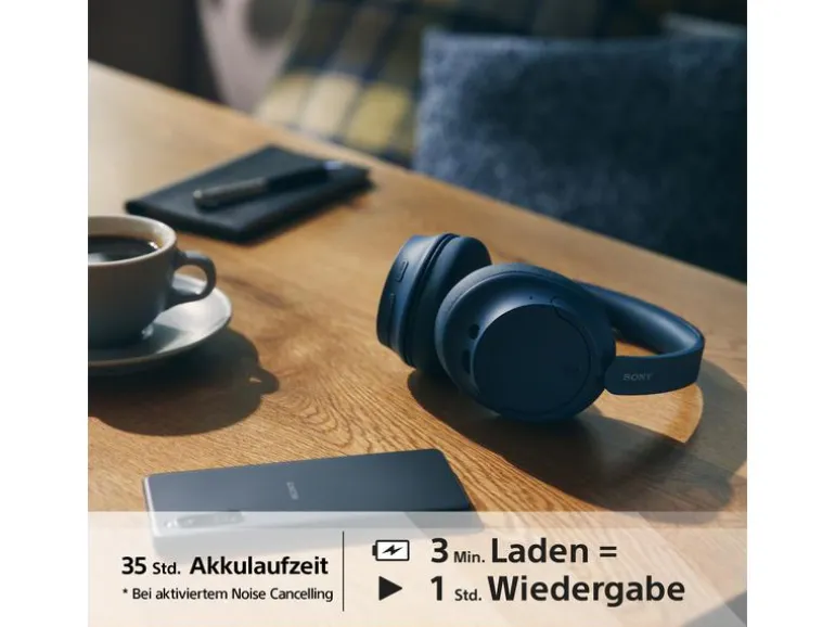 Sony Wireless Over-Ear-Kopfhörer WH-CH720N Blau