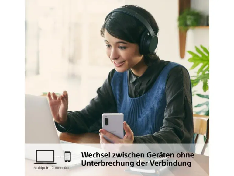 Sony Wireless Over-Ear-Kopfhörer WH-CH720N Schwarz