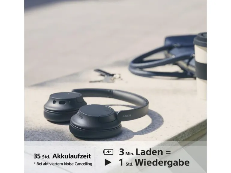 Sony Wireless Over-Ear-Kopfhörer WH-CH720N Schwarz