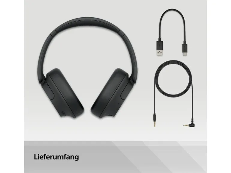 Sony Wireless Over-Ear-Kopfhörer WH-CH720N Schwarz
