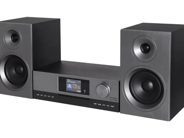 soundmaster Micro-HiFi Anlage ICD5000SW Grau/Silber