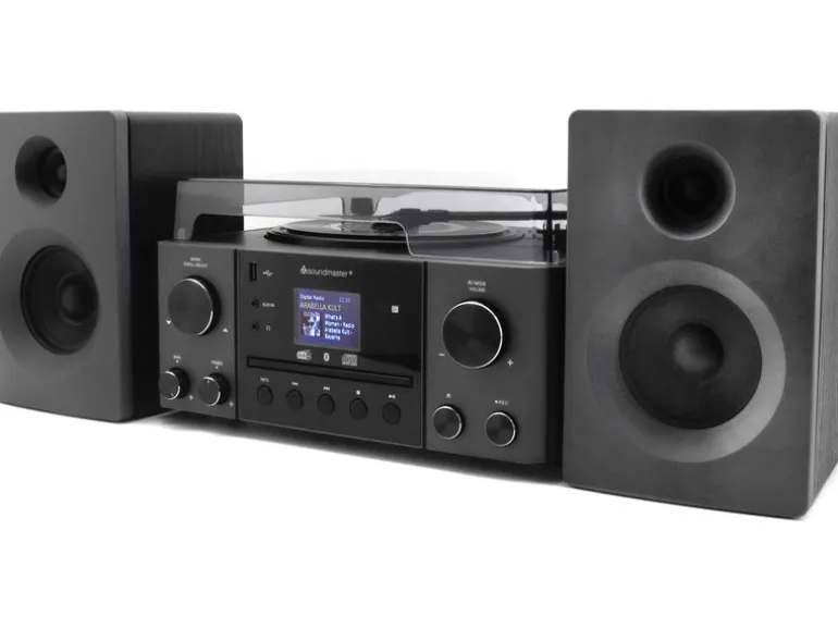 soundmaster Stereoanlage MCD1950SW Schwarz