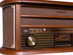 soundmaster Stereoanlage NR565DAB Braun