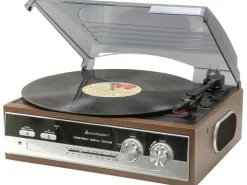 soundmaster Stereoanlage PL186H Braun