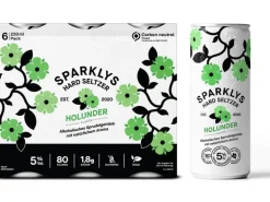 Sparklys Hard Seltzer Holunderblüte 6 x 0.25 l