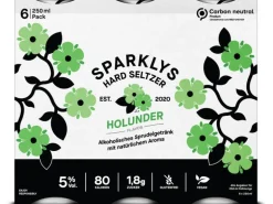 Sparklys Hard Seltzer Holunderblüte 6 x 0.25 l