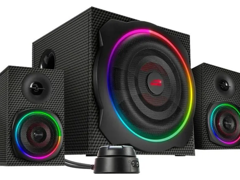 Speedlink PC-Lautsprecher Gravity Carbon RGB 2.1